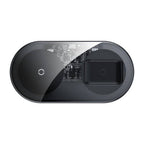 Baseus Simple 2in1 Wireless Charger Pro Edition For Phones+Pod — Transparent