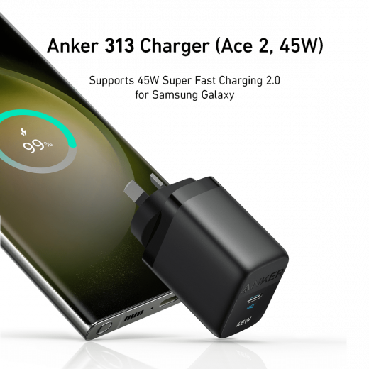 Anker 313 Ace 2 USB-C Fast Charger - 45W